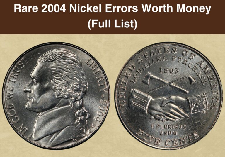Rare 2004 Nickel Errors Worth Money (Full List)