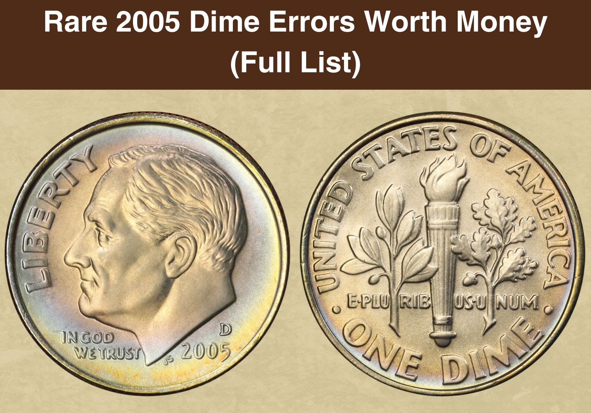 Rare 2005 Dime Errors Worth Money (Full List)