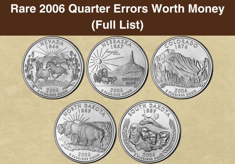 Rare 2006 Quarter Errors Worth Money (Full List)
