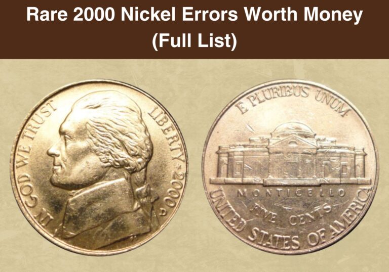 Rare 2000 Nickel Errors Worth Money (Full List)