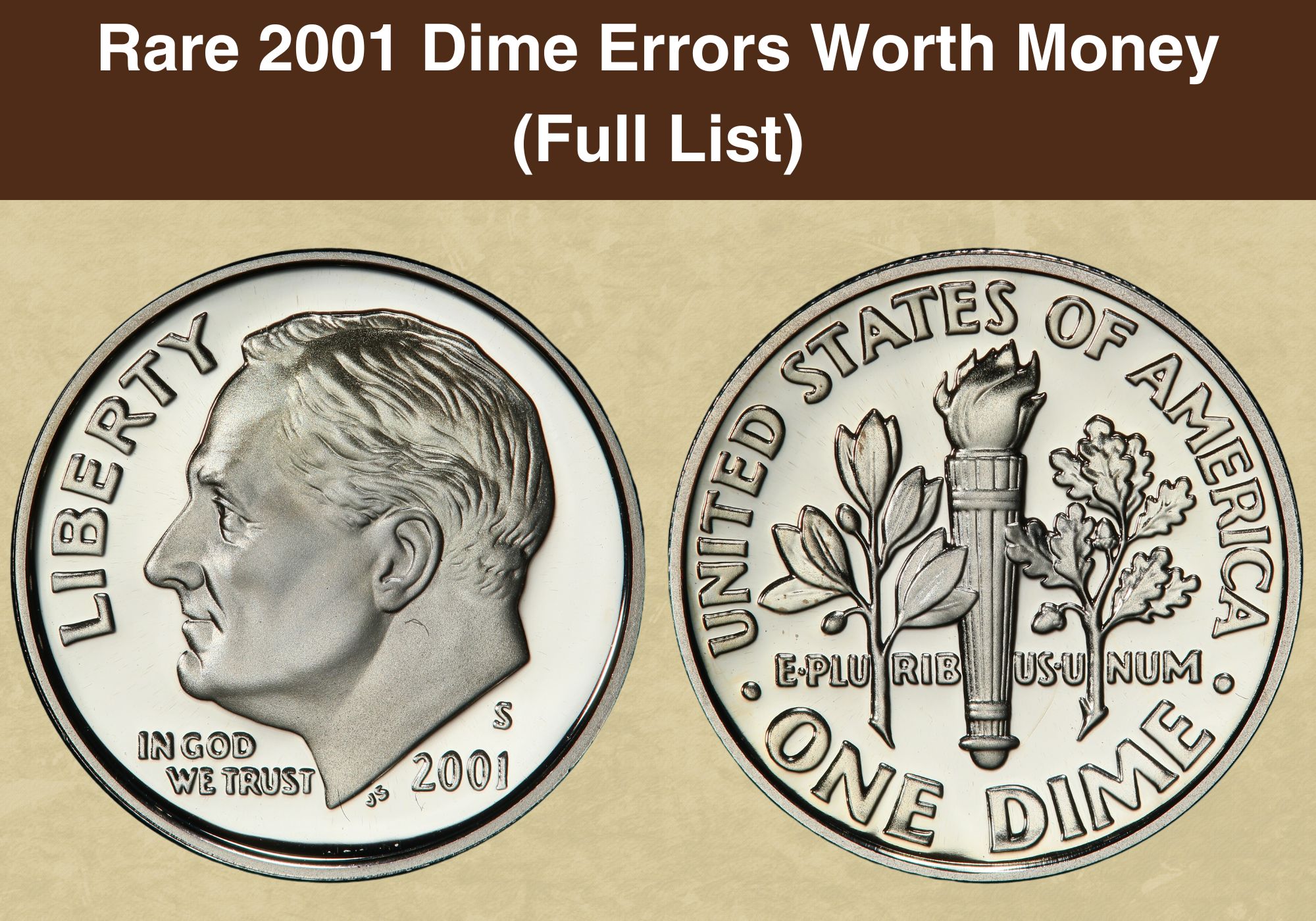 Rare 2001 Dime Errors Worth Money (Full List)
