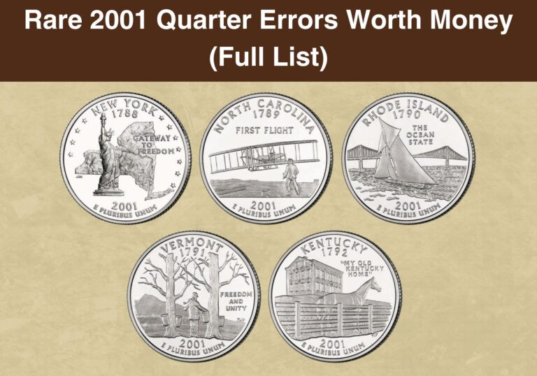 Rare 2001 Quarter Errors Worth Money (Full List)