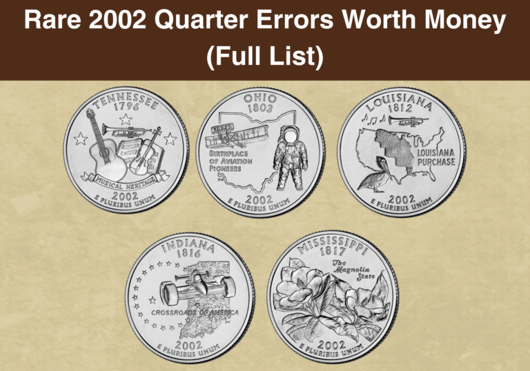 Rare 2002 Quarter Errors Worth Money (Full List)