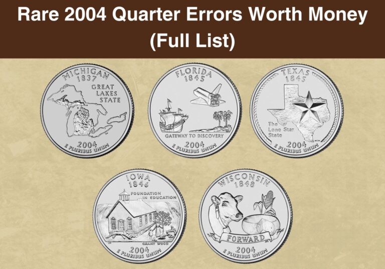 Rare 2004 Quarter Errors Worth Money (Full List)