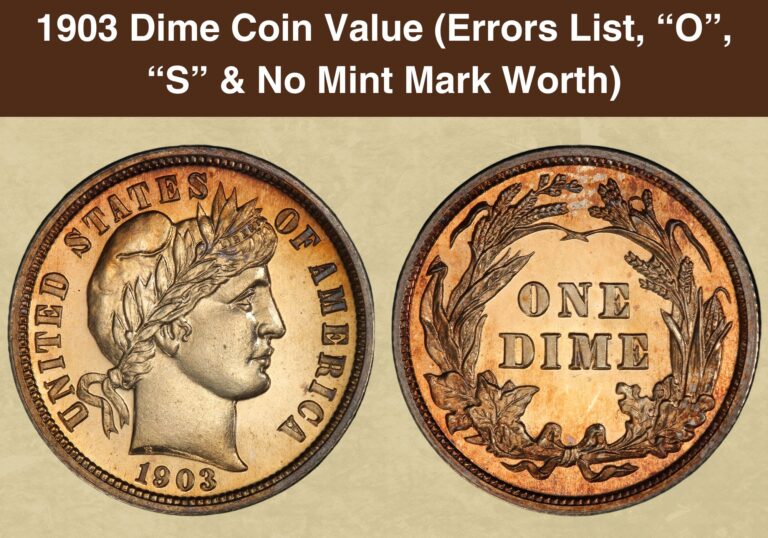 1903 Dime Coin Value (Errors List, “O”, “S” & No Mint Mark Worth)