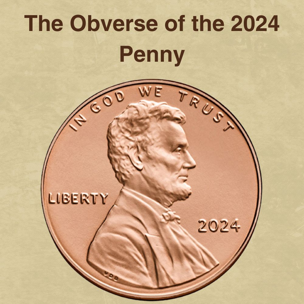 The Obverse of the 2024 Penny