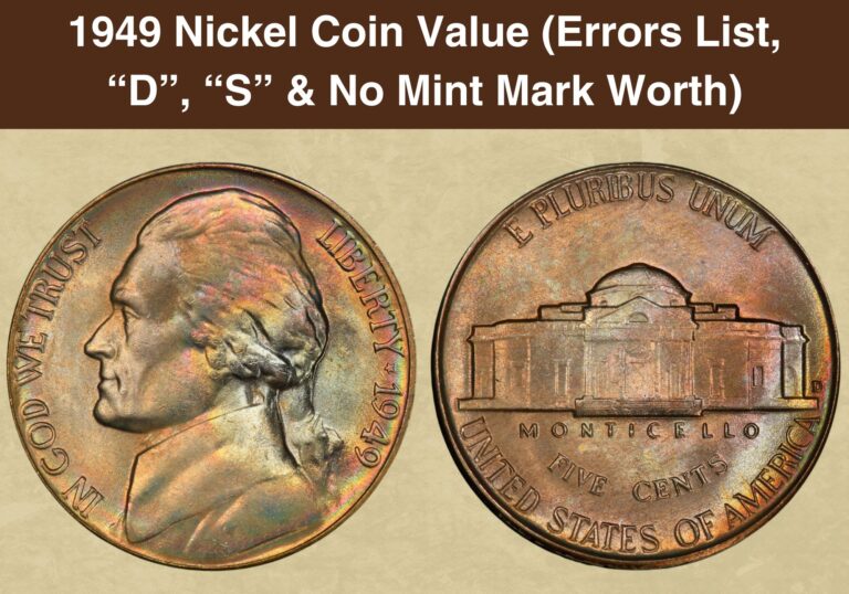 1949 Nickel Coin Value (Errors List, “D”, “S” & No Mint Mark Worth)