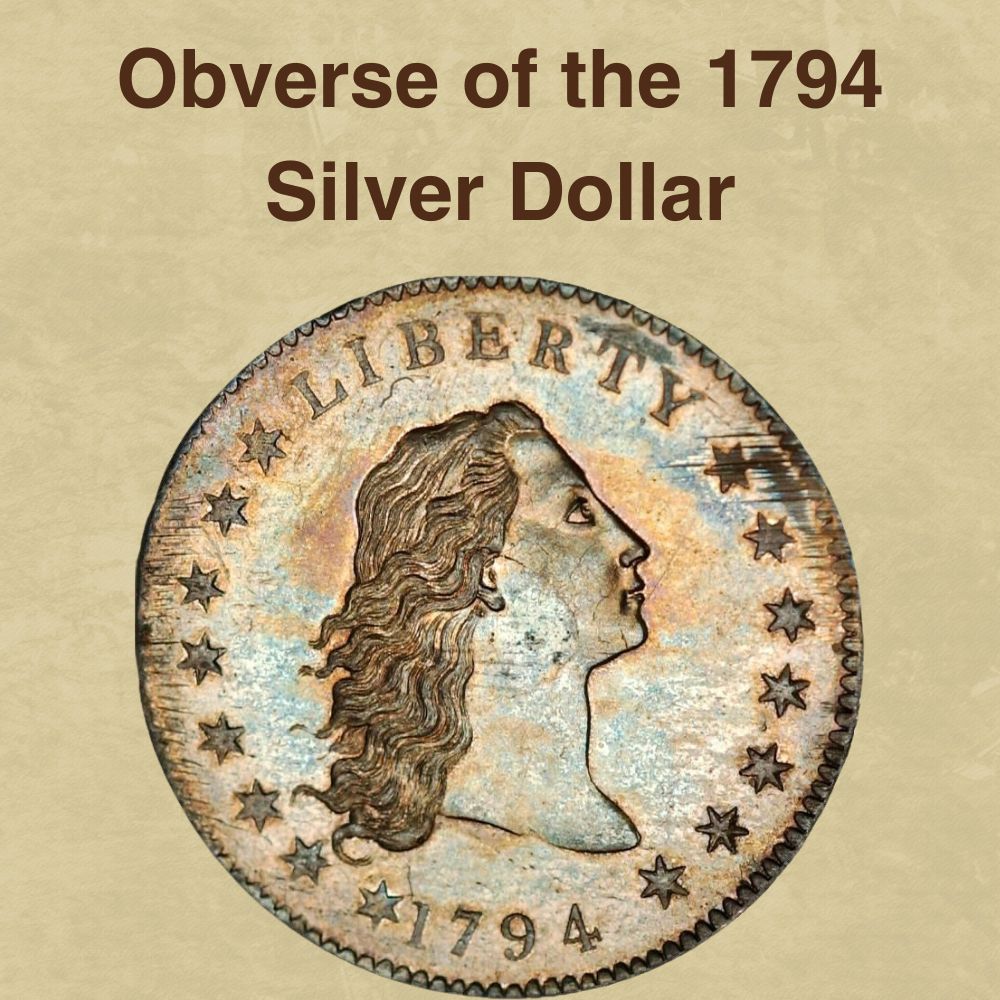 Obverse of the 1794 Silver Dollar