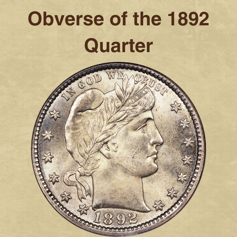 Obverse of the 1892 Quarter
