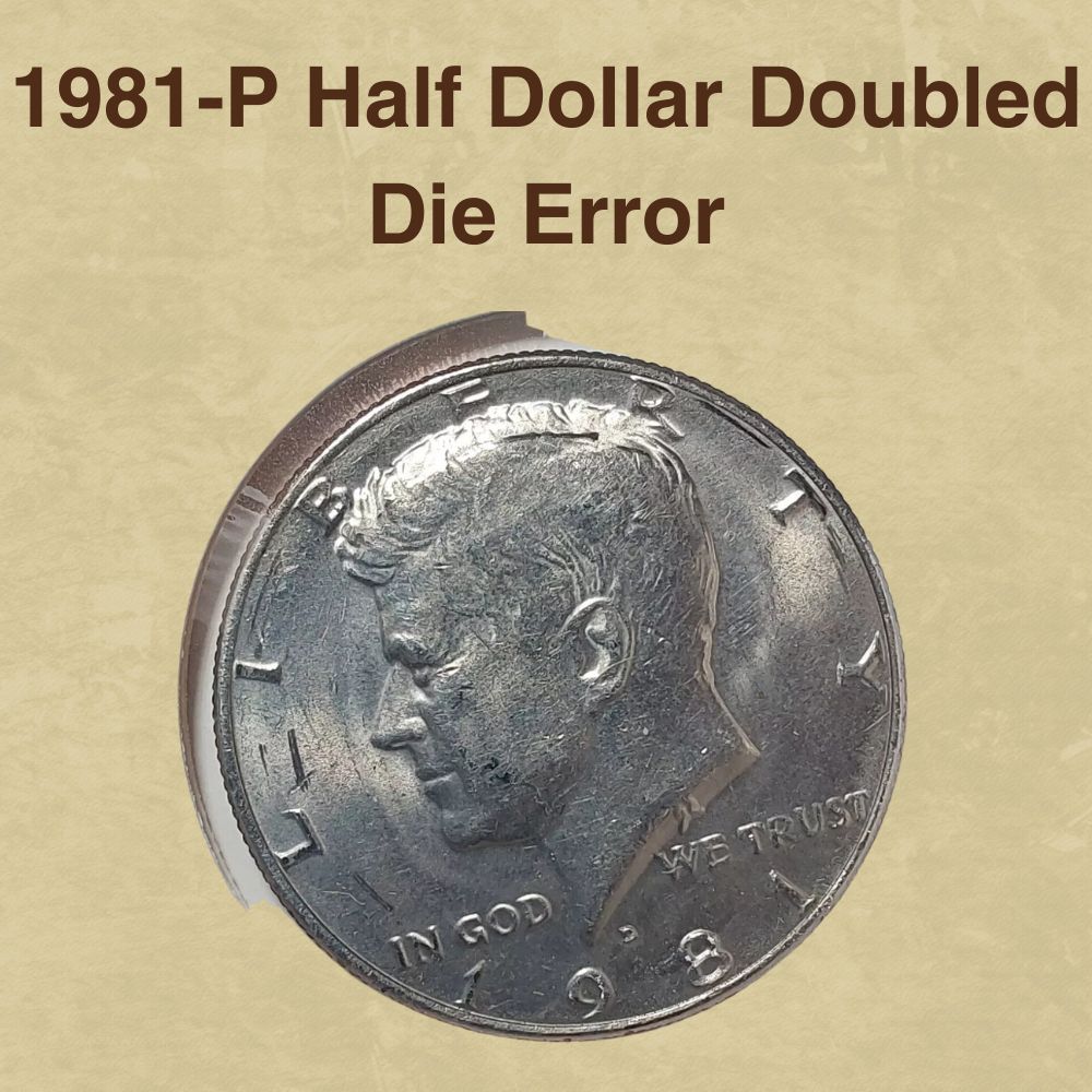1981-P Half Dollar Doubled Die Error