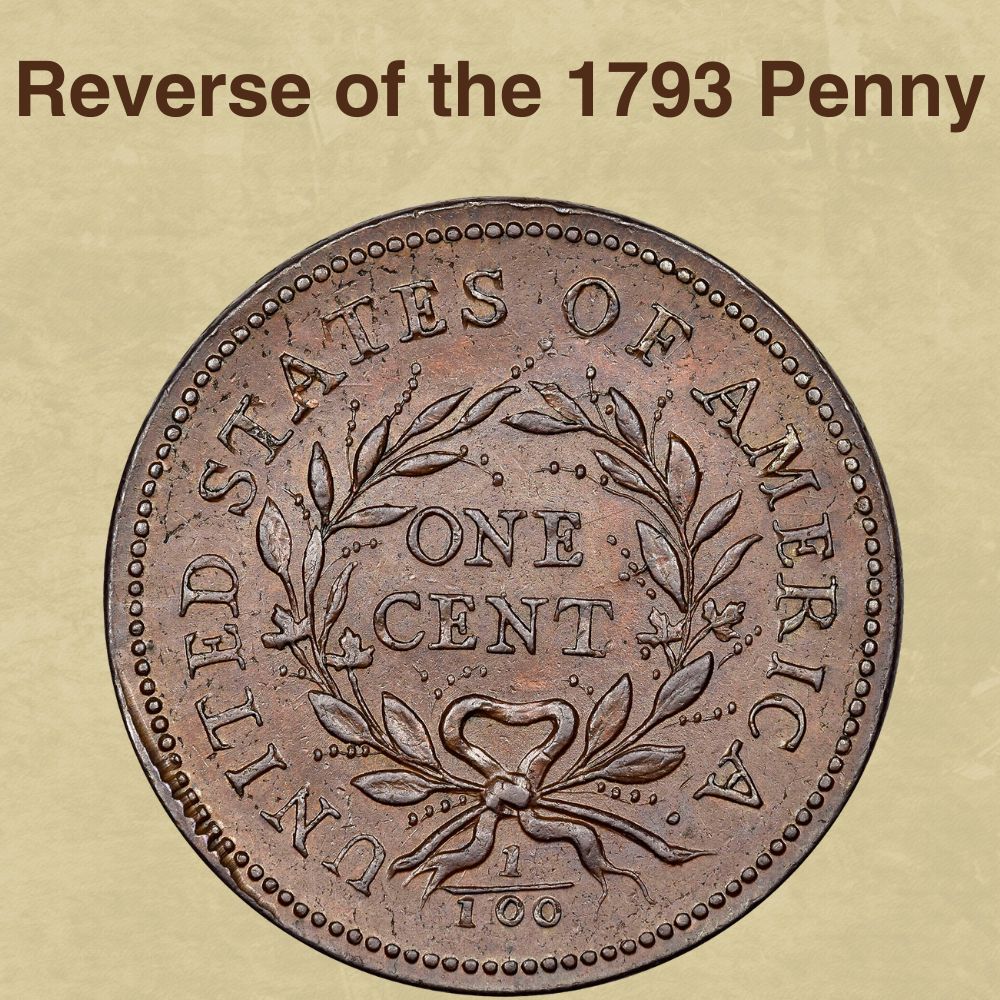 Reverse of the 1793 Penny