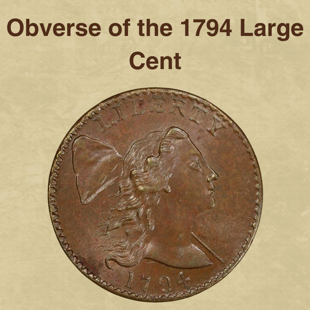 Obverse of the 1794 Large Cent