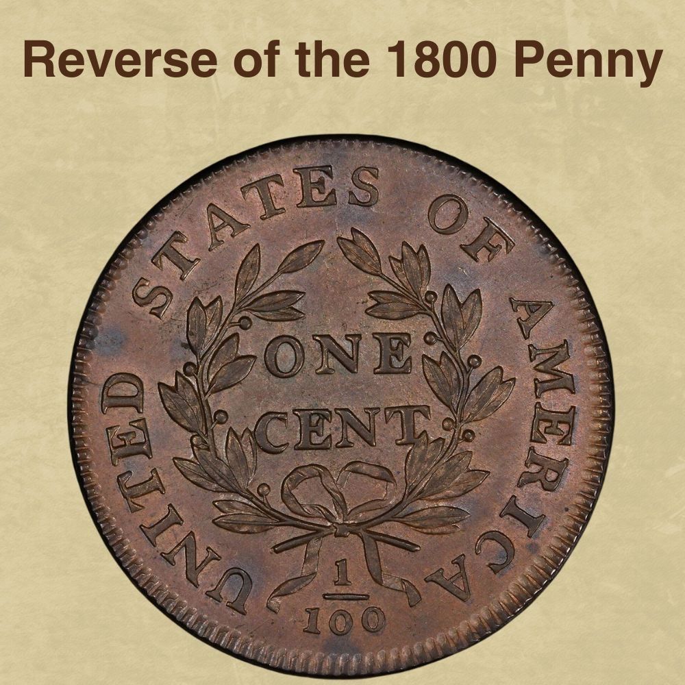 Reverse of the 1800 Penny