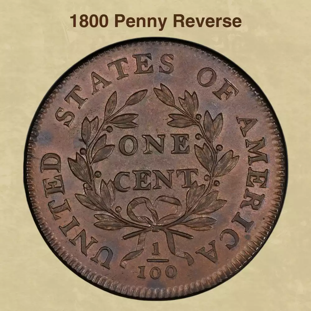 The Reverse Of The 1800 Penny