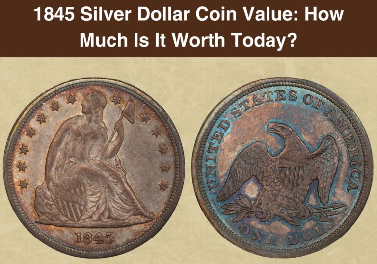 1845 Silver Dollar Coin Value: How Much Is It Worth Today?