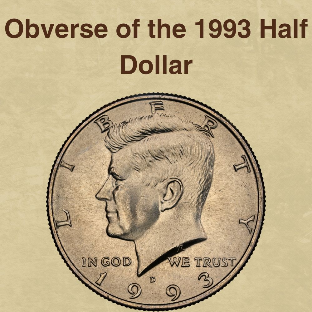 Obverse of the 1993 Half Dollar