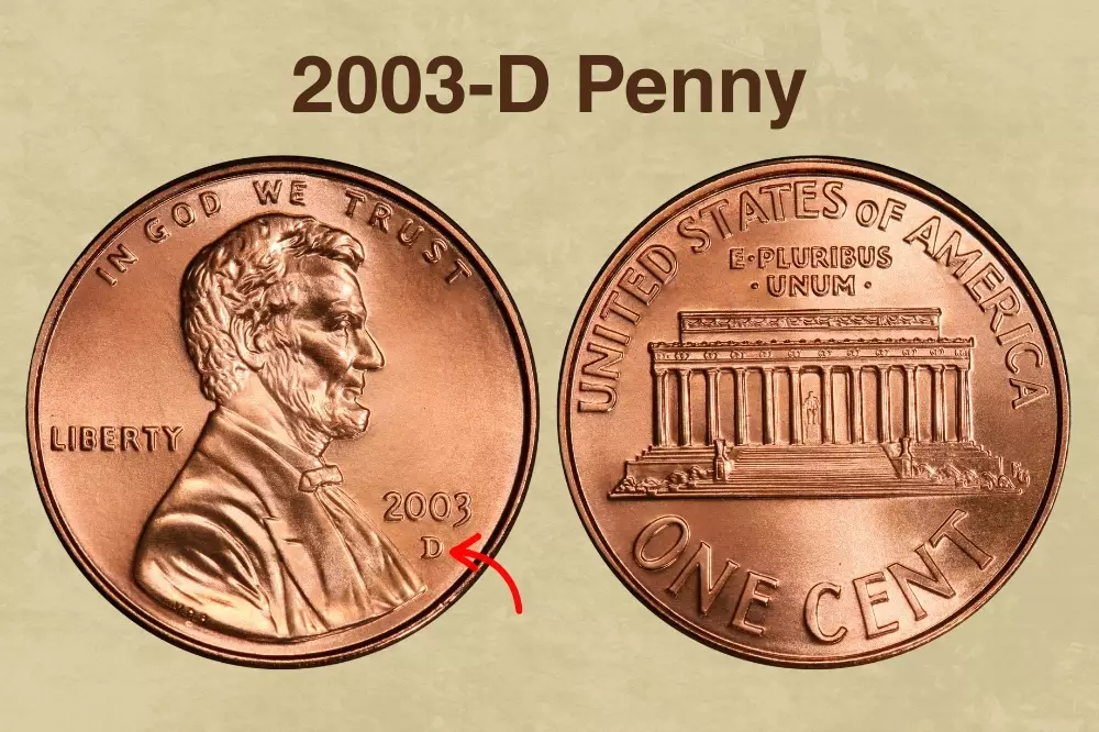 2003-D Penny Value