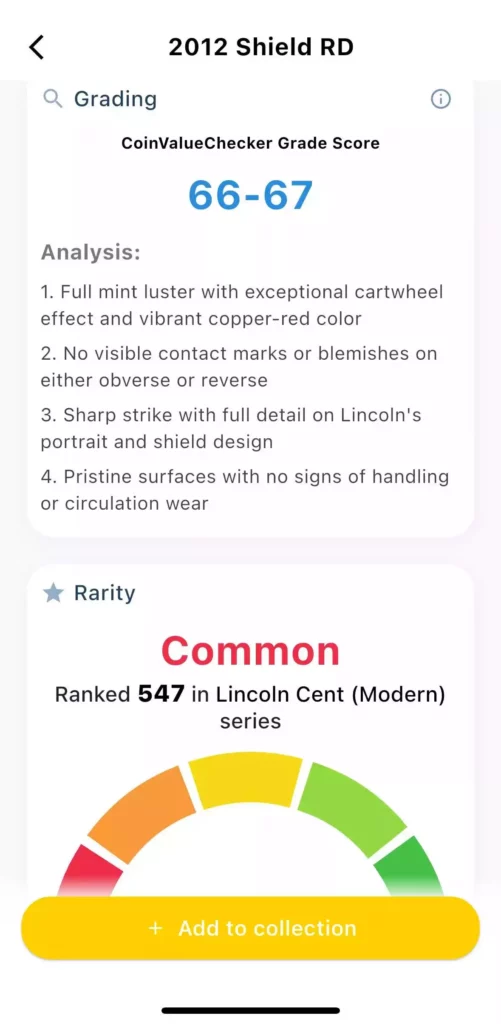 2012 Shield Penny Coin Value (Errors List, “D”, “S” & No Mint Mark Worth) 4 CoinValueChecker APP Screenshoot