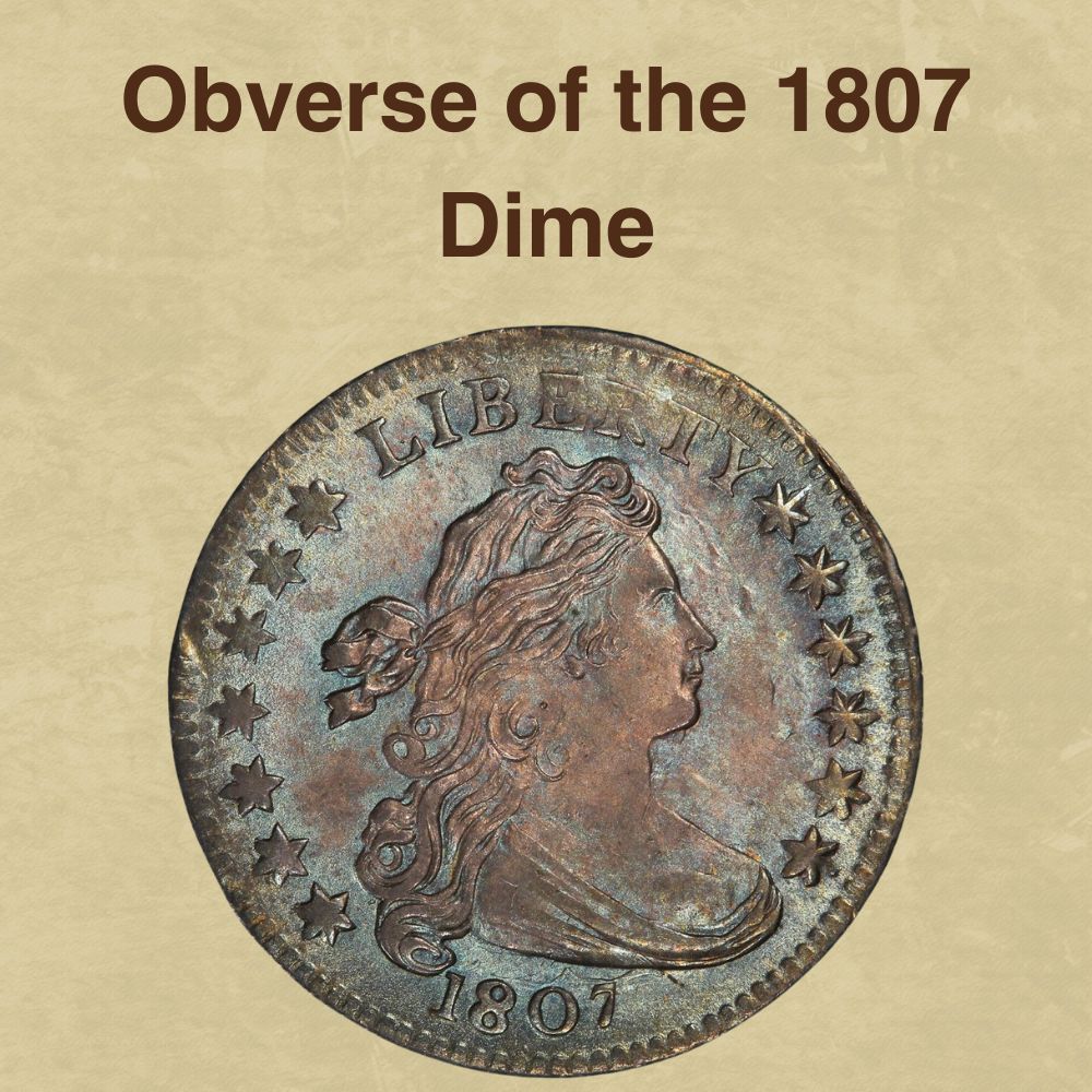 Obverse of the 1807 Dime