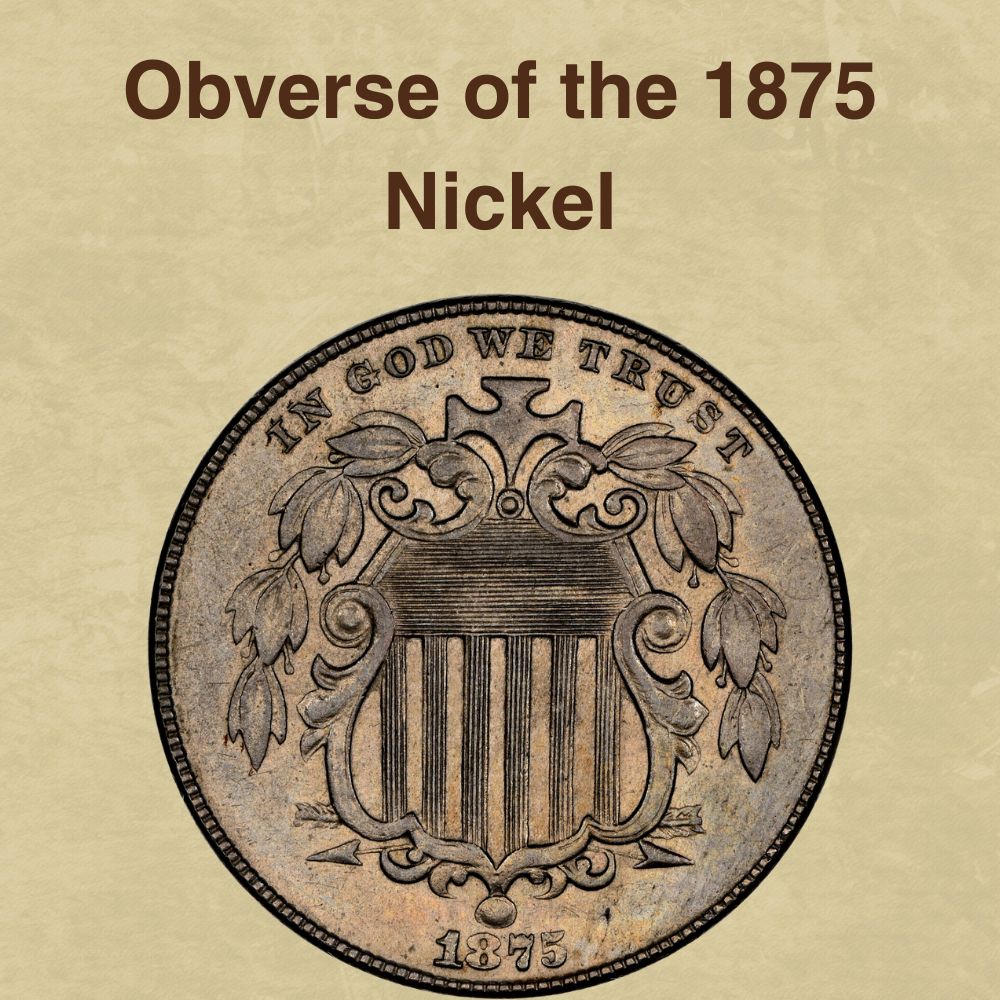 Obverse of the 1875 Nickel