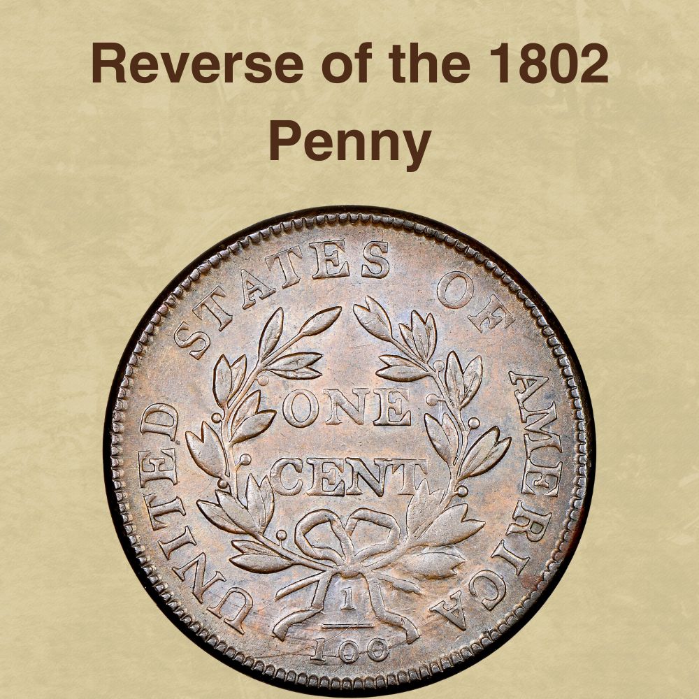 Reverse of the 1802 Penny