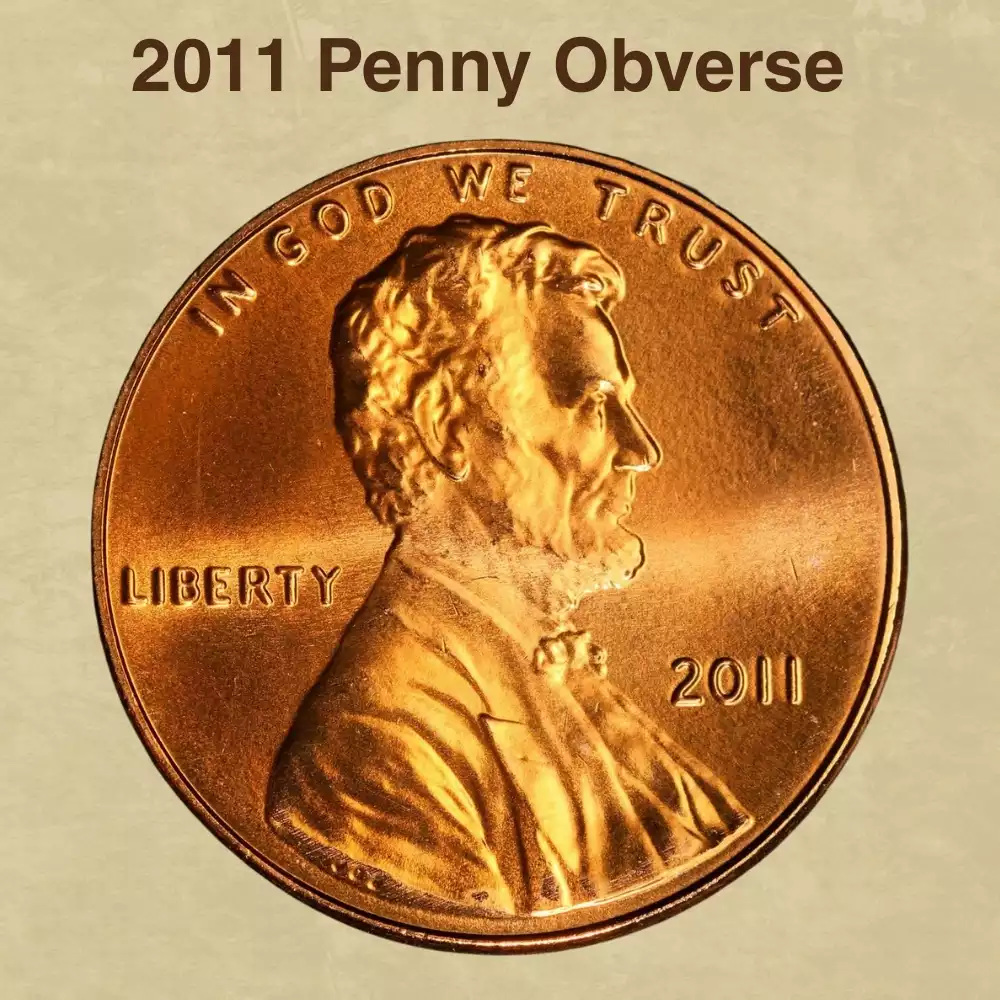 The Obverse Of The 2011 Penny