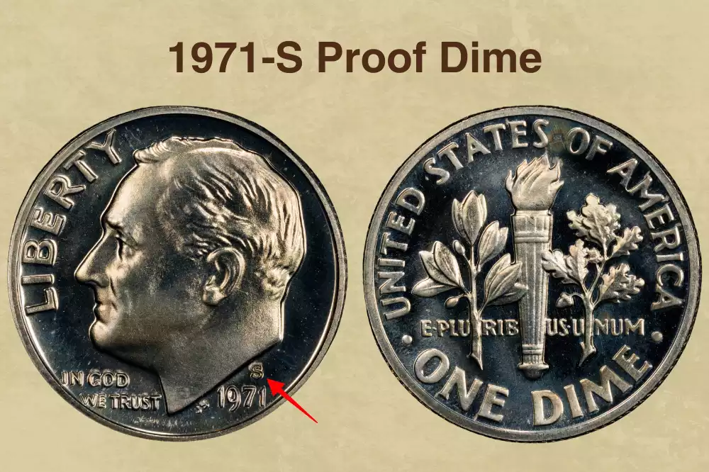 1971-S Proof Dime Value