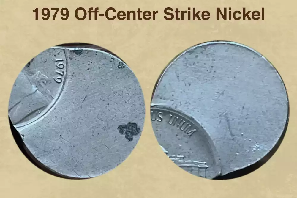 1979 Off-Center Strike Nickel