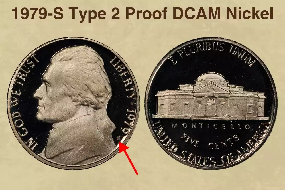 1979-S Type 2 Proof DCAM Nickel