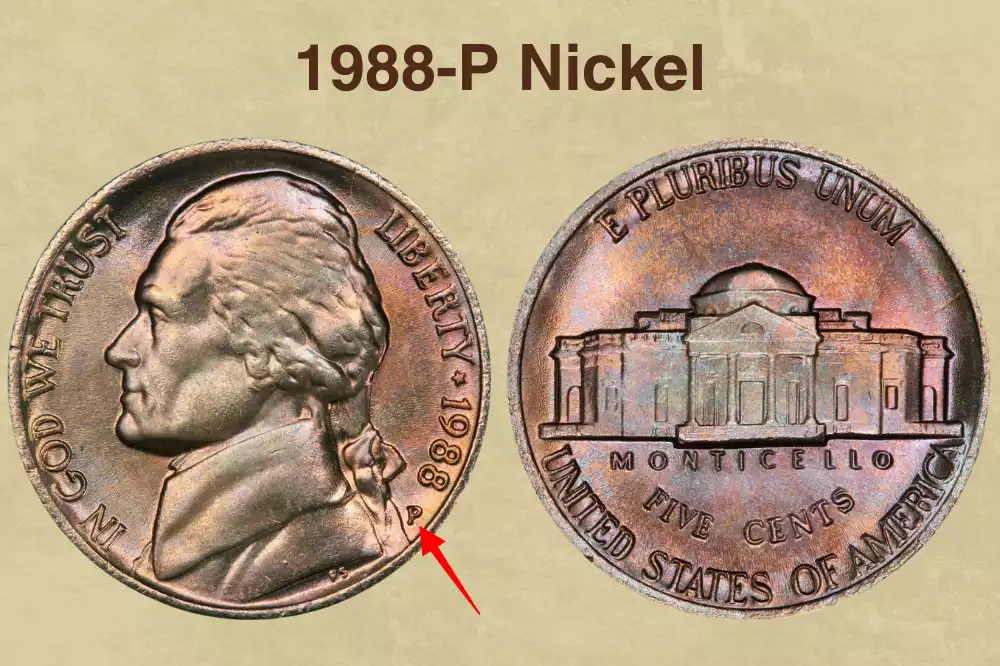 1988-P Nickel Value