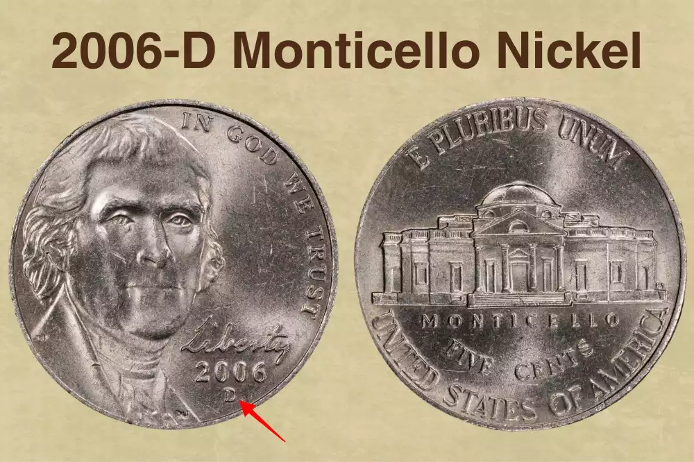 2006-D Monticello Nickel Value