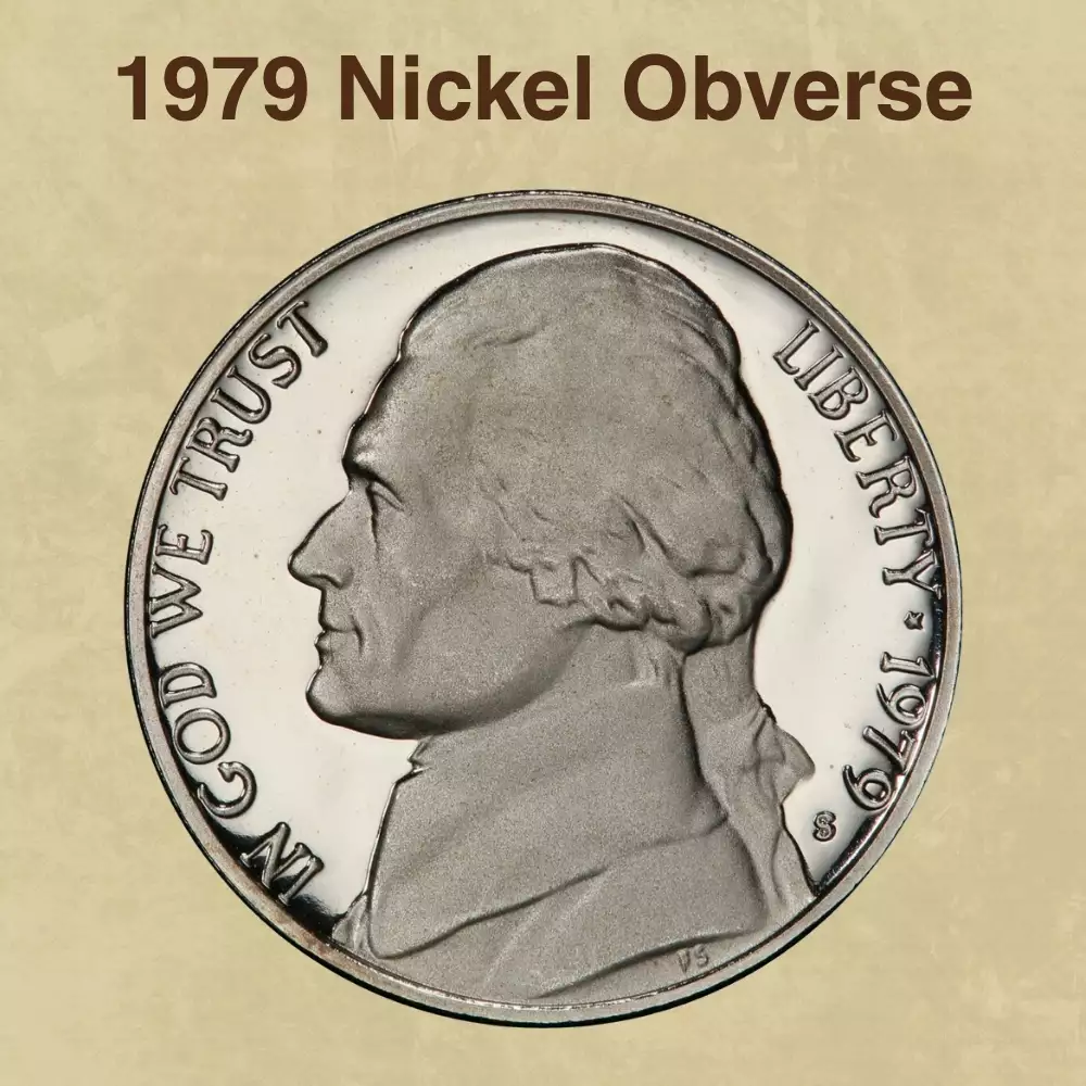 The Obverse of the 1979 Nickel