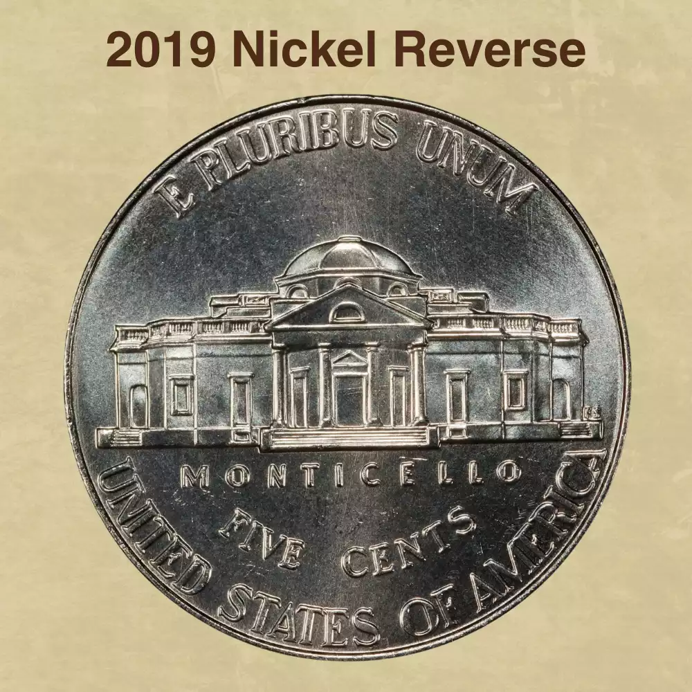 The Reverse Of The 2019 Nickel
