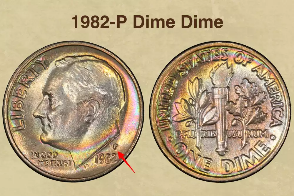 1982-P Dime Value