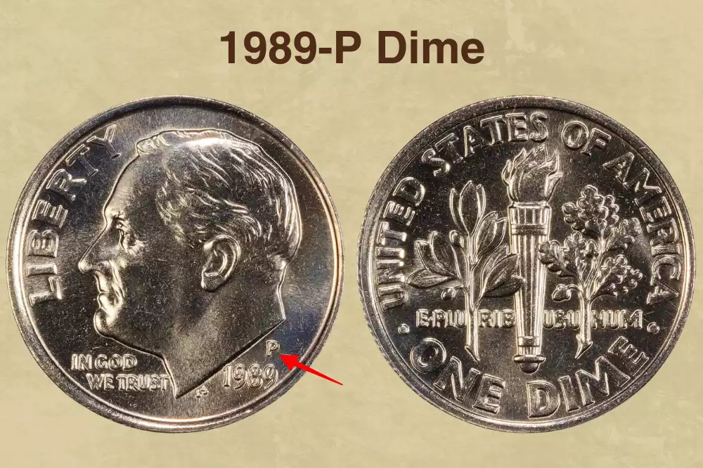 1989-P Dime Value