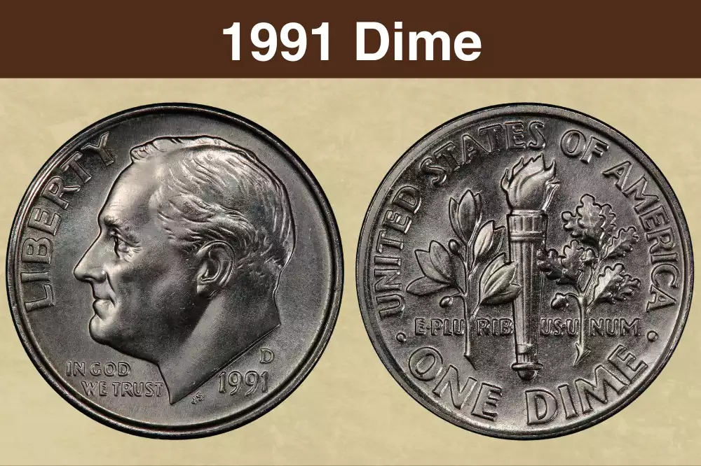 1991 Dime Value