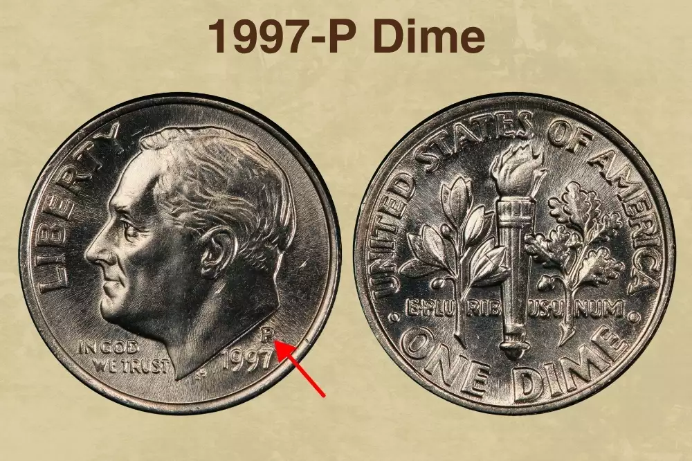 1997-P Dime