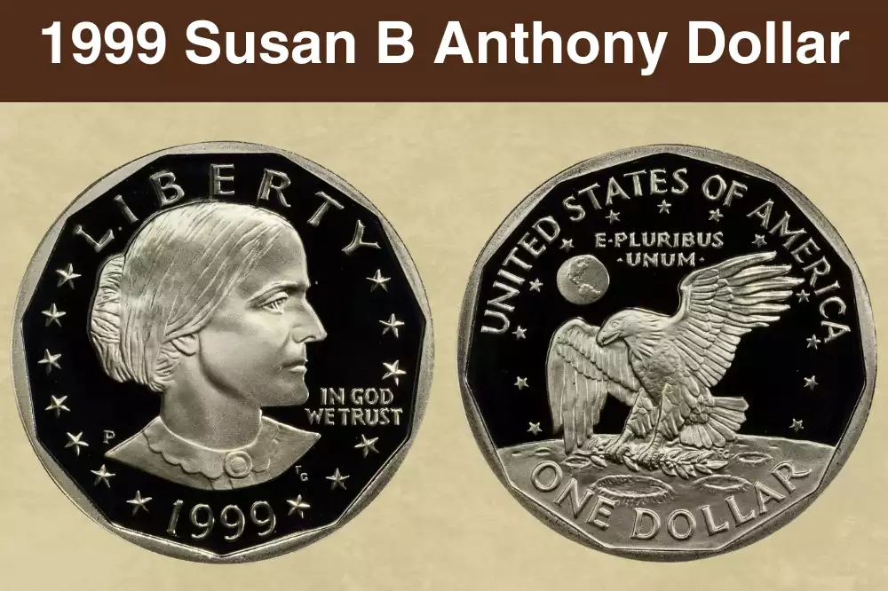 1999 Susan B Anthony Dollar Coin Value (Errors List, 