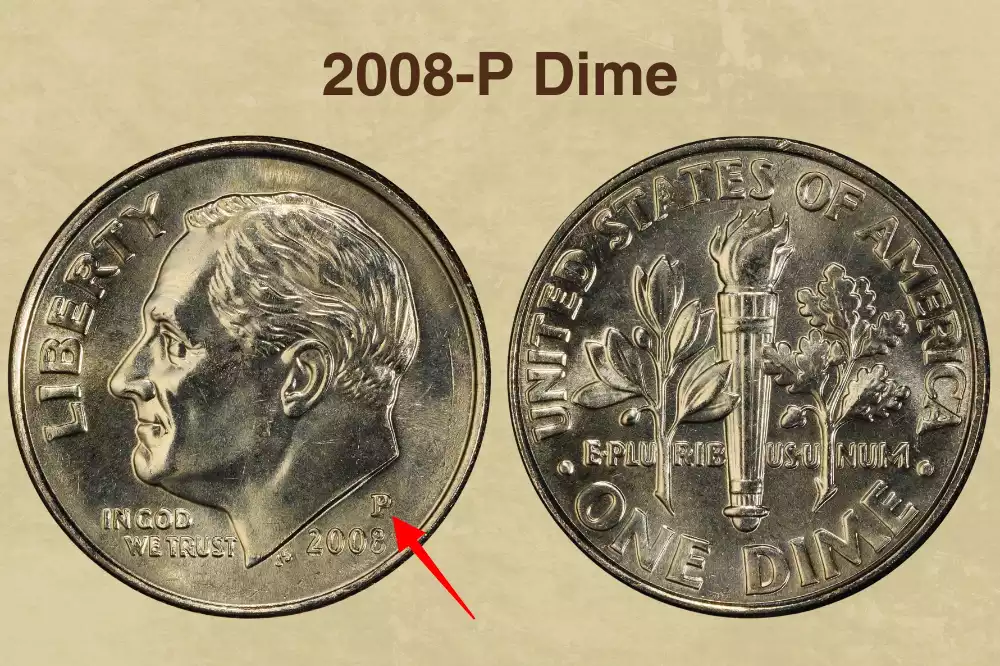 2008-P Dime Value