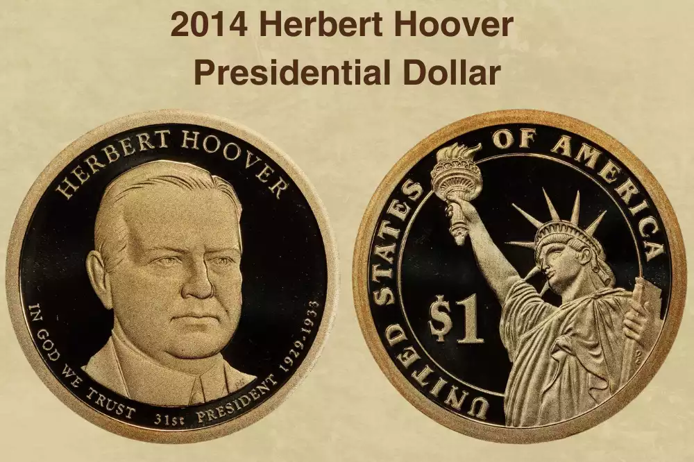 2014 Herbert Hoover Presidential Dollar Value