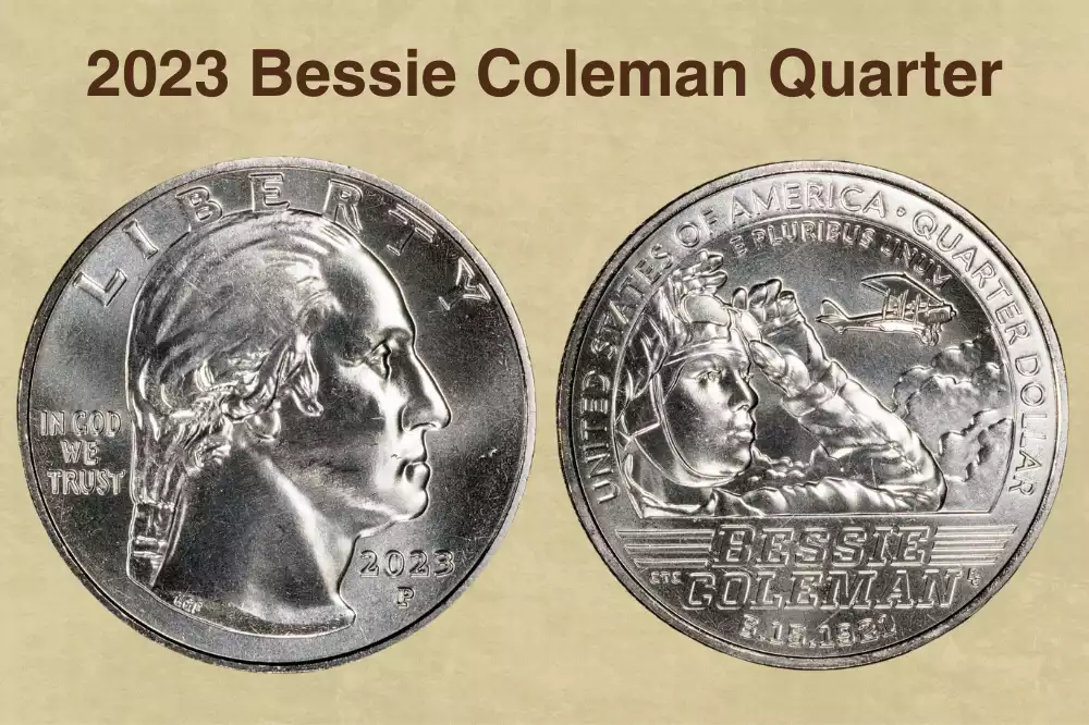 2023 Bessie Coleman Quarter Value