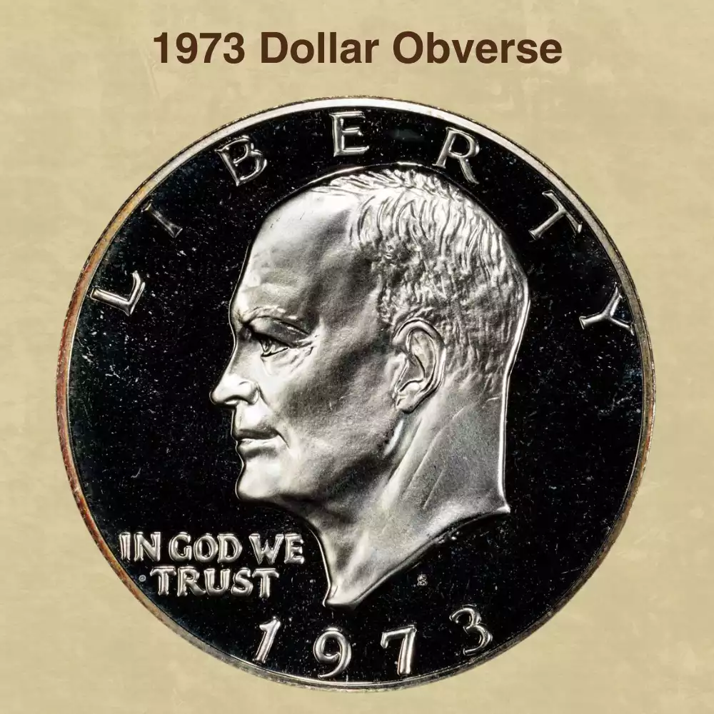 The Obverse Of The 1973 Dollar