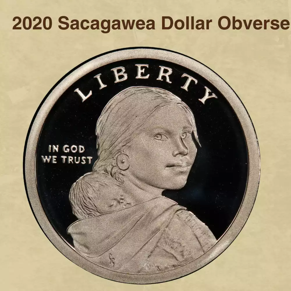 The Obverse Of The 2020 Sacagawea Dollar