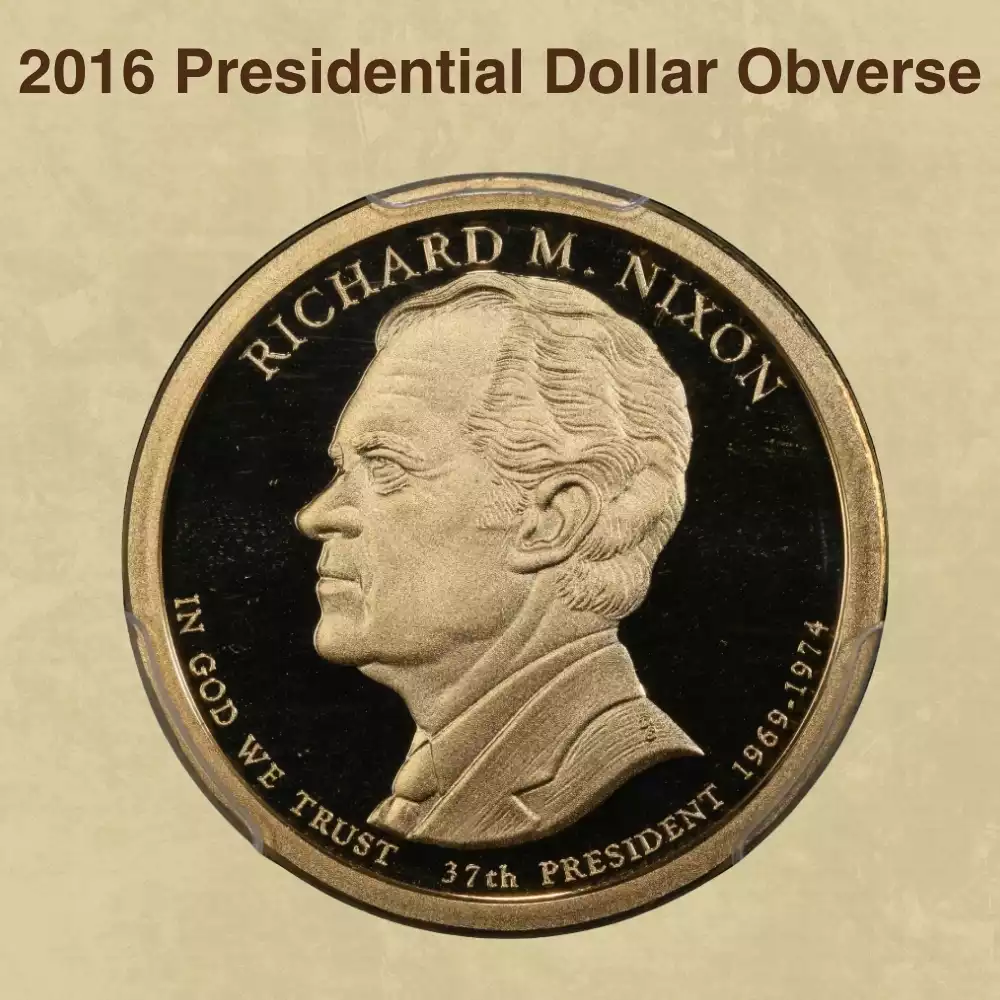 The Obverse of the 2016 Presidential Dollar