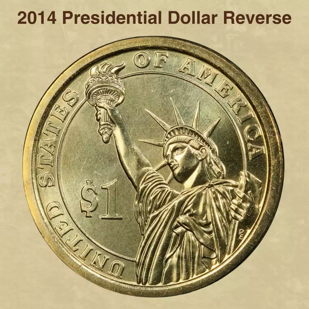 The Reverse Of The 2014 Presidential Dollar