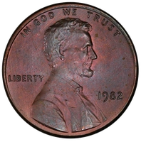 1982 Bronze Small Date BN