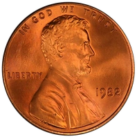 1982 Bronze Small Date RD