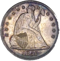1851 Restrike Over O Mint Unique!