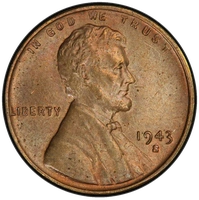 1943-S Bronze 5 known